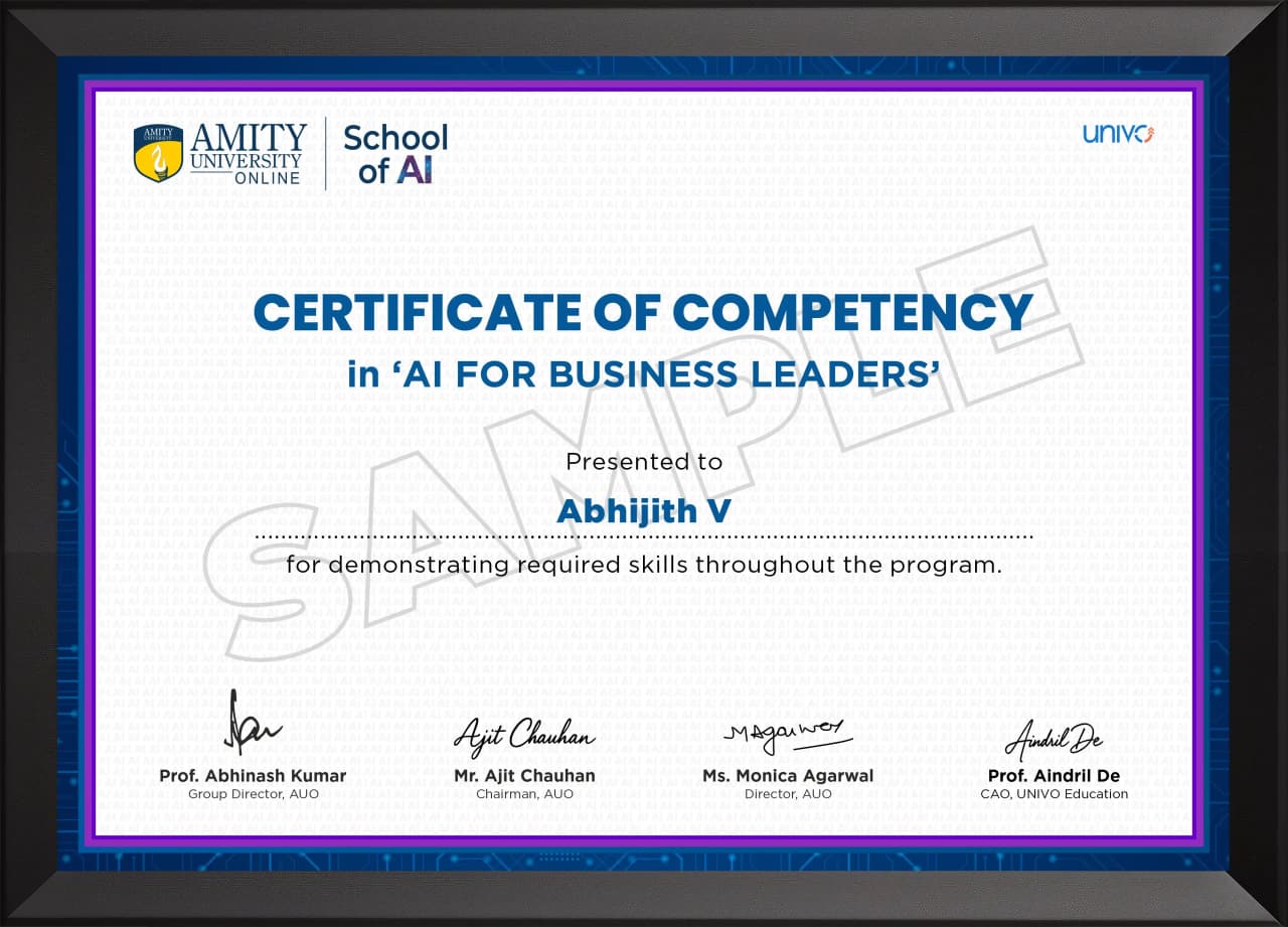 Certificate mockup