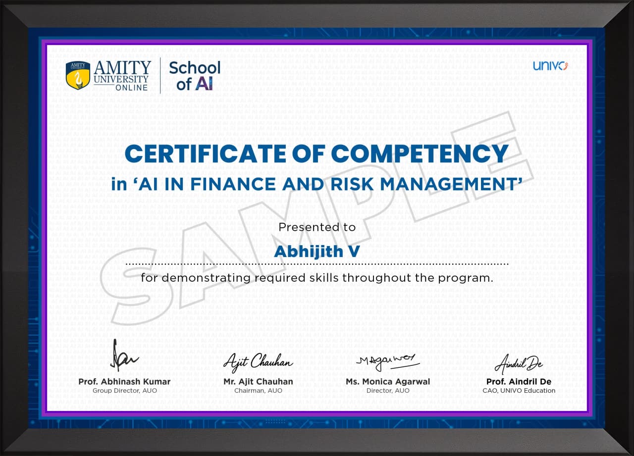 Certificate mockup